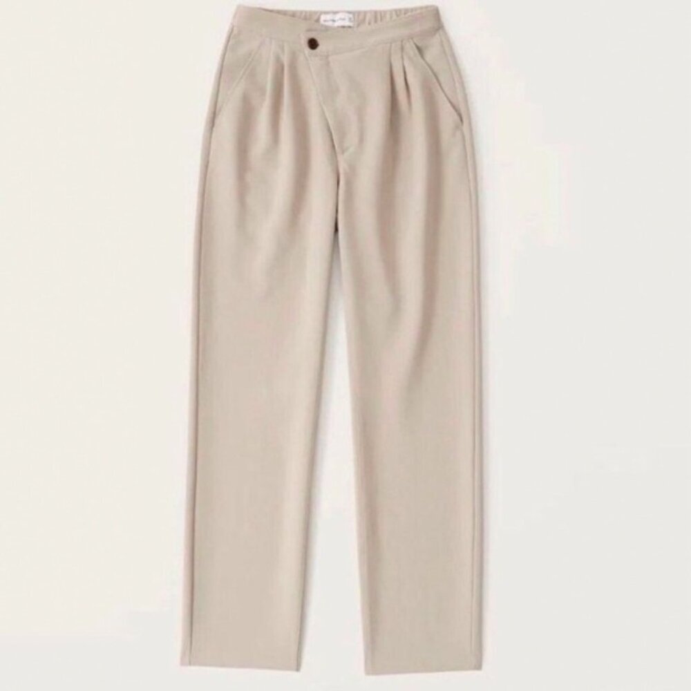 Abercrombie & Fitch Pleated Relaxed Trouser Pants Size S preppy chic preppy 90s